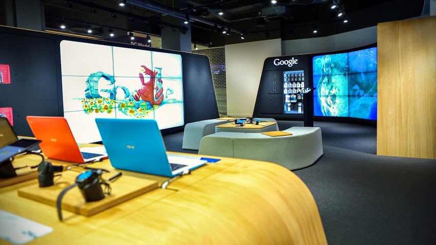 Google opened its first branded retail store in London today.