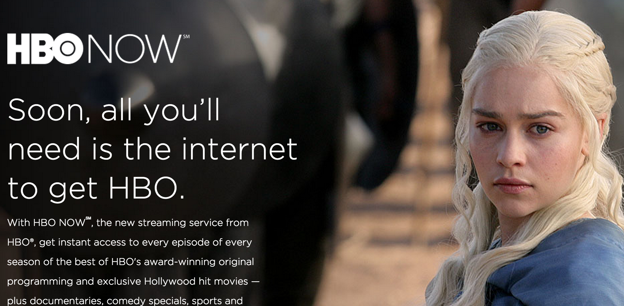 Cablevision Will Also Offer HBO Now Streaming Service
