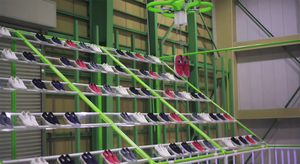 Experimental Crocs Store In Tokyo Brings You Shoes With Drone
