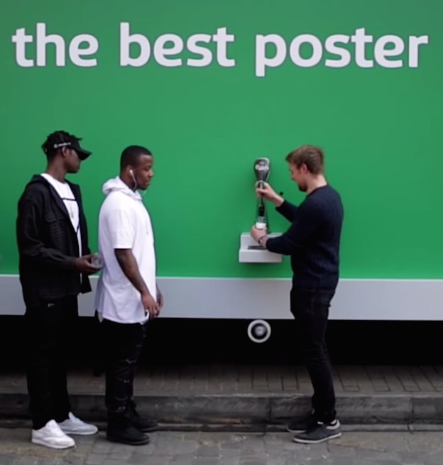 Carlsberg Outdoes Coca-Cola With Free Beer-Dispensing Billboard