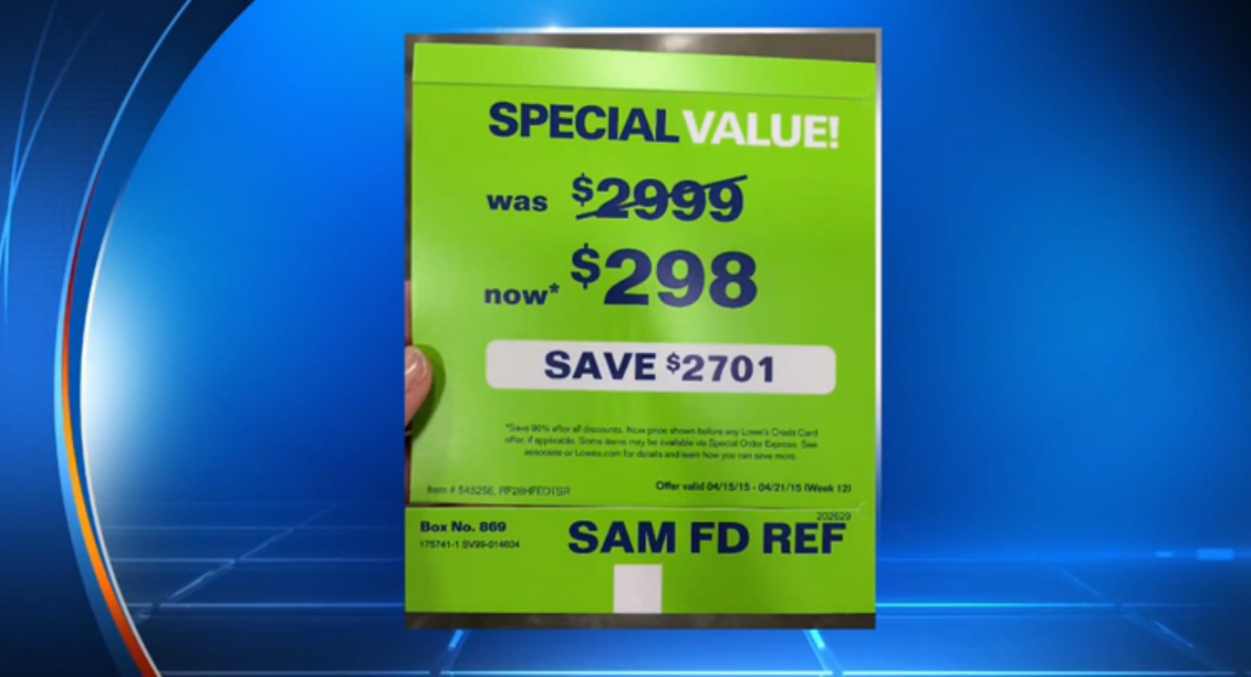 Don’t Be Shocked When Lowe’s Won’t Sell You A $2,999 Fridge Mistakenly Priced At $298