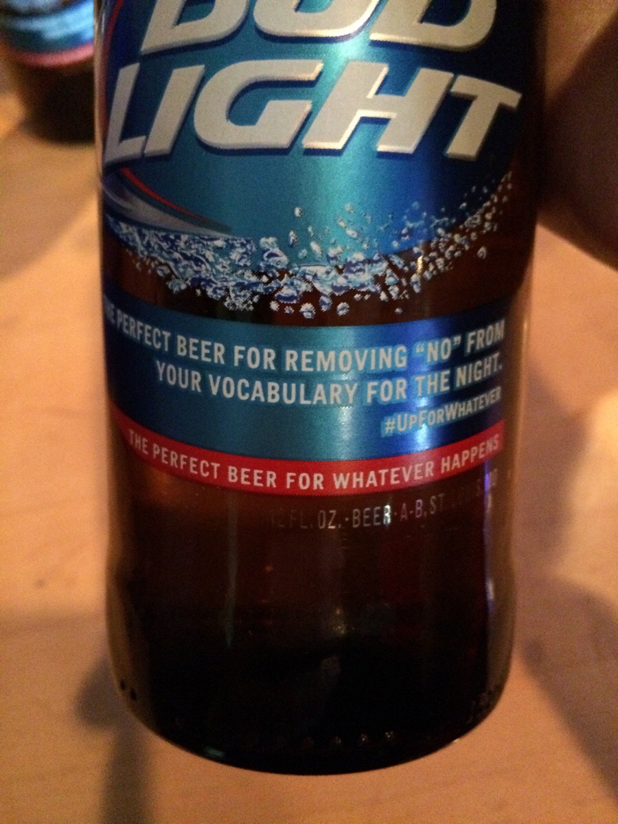Bud Light: We “Missed The Mark” On Bottle Suggesting That “No” Is A Drink Away From “Yes”