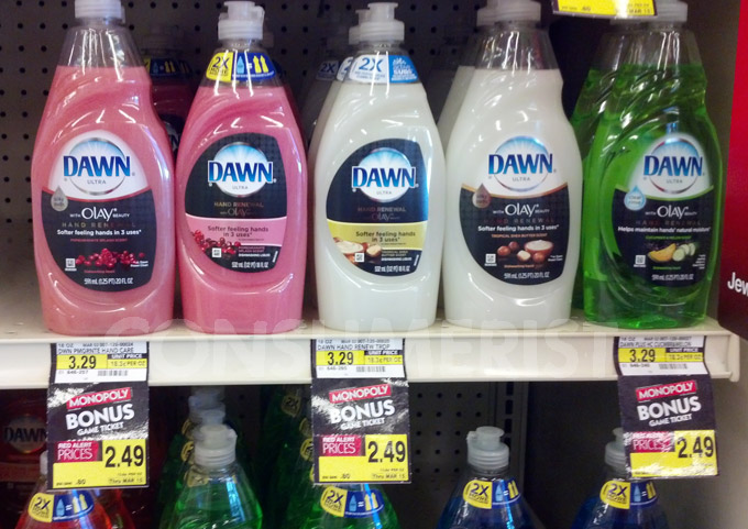 Dawn Shrinks Dish Soap 2 Ounces, Plasters Bottle With ‘2X More’