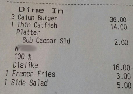 New Orleans Restaurant Says It Fired Server For Adding Racist Slur To Customer’s Receipt