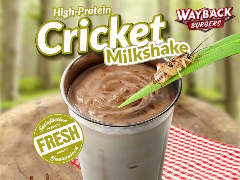 Burger Chain Turns Its Cricket Milkshake April Fool’s Joke Into Real Menu Item
