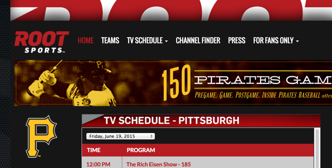 Root Sports Pittsburgh is one of several regional sports networks owned by DirecTV. 