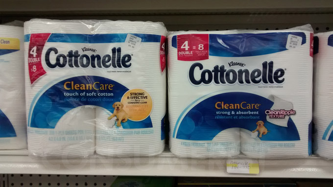 Cottonelle Shrink Rays Toilet Paper Squares