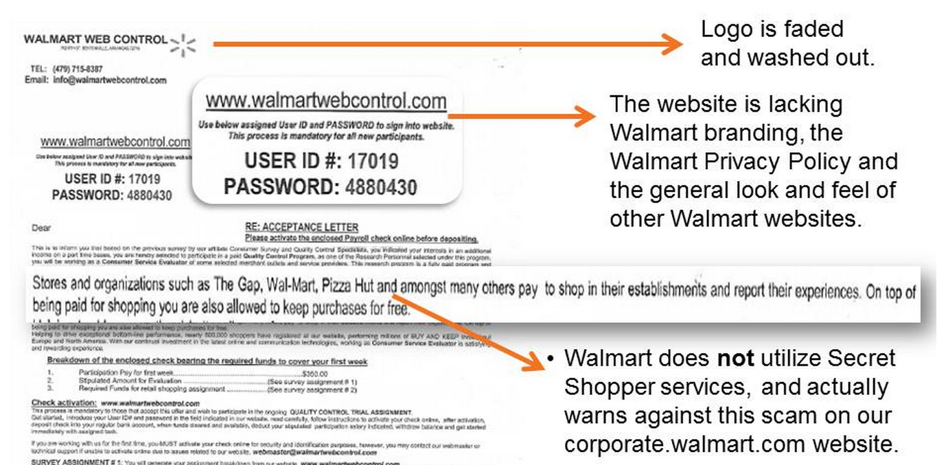 Reminder: Don’t Fall For The Walmart Mystery Shopper Scam