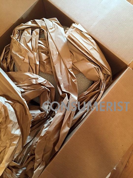 Amazon’s Stupid Shipping Gang Nestles Roll Of Bubble Wrap In Kraft Paper