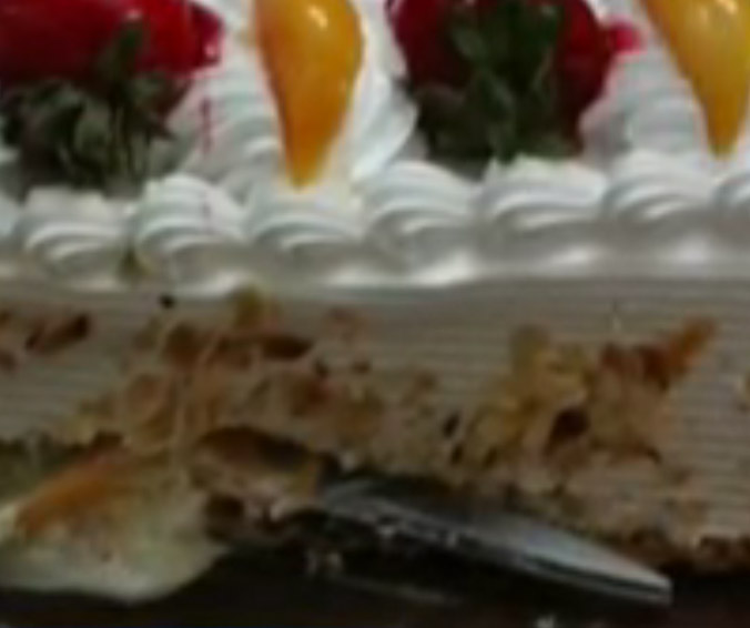 Surprise Birthday Party Includes Surprise Scissors Baked Inside Cake