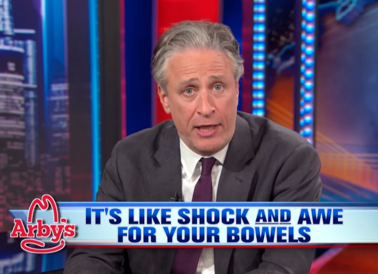 Arby’s Plays Along, Sees Jon Stewart Off Into The Meat-Hued Sunset