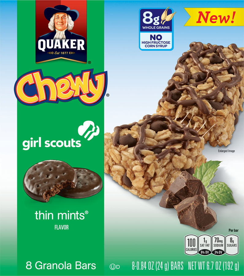Girl Scout Cookie Flavored Granola Bars Coming From Quaker