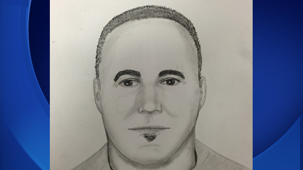 A Union City Police Dept. sketch of the suspect who posed as a Comcast employee in an effort to gain entry into his victim's home.