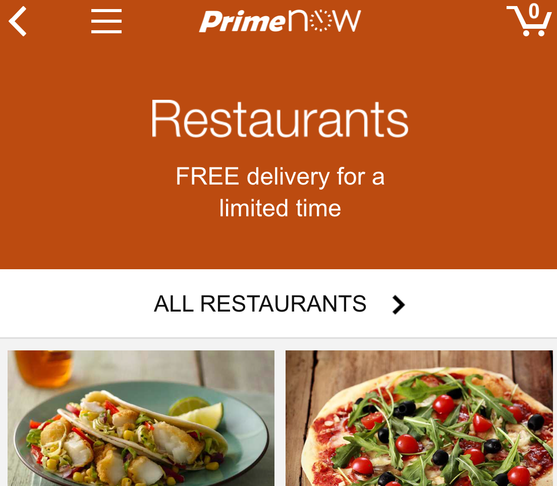 Amazon Now Delivering Restaurant Food In Seattle