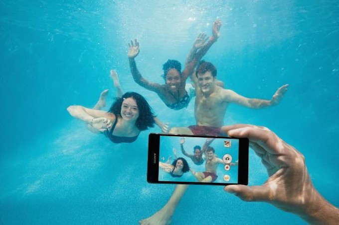 A promotional photo for the Xperia Z5.