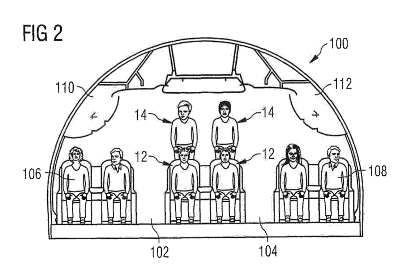 Unintentionally Hilarious Airbus Patent Suggests Stacking Passengers On Top Of Each Other