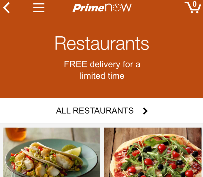 Amazon Expands Restaurant Delivery Service To Portland, OR