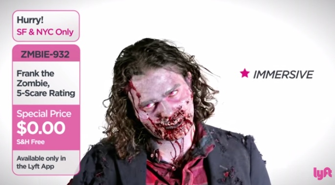 Lyft Can Send You Free Zombies On Demand For Halloween