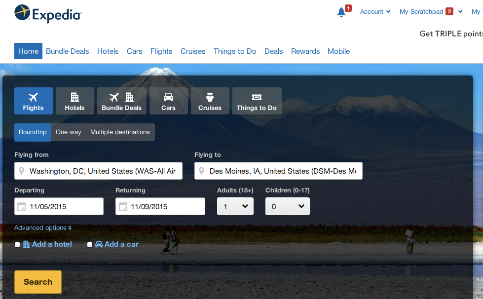 Expedia Launches “Upgrade Options” Tool To Show Airlines’ Hidden Fees