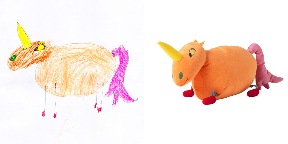 IKEA Creates Stuffed Animals Based On Kids’ Drawings Because What Do Adults Know About Toys, Anyway?
