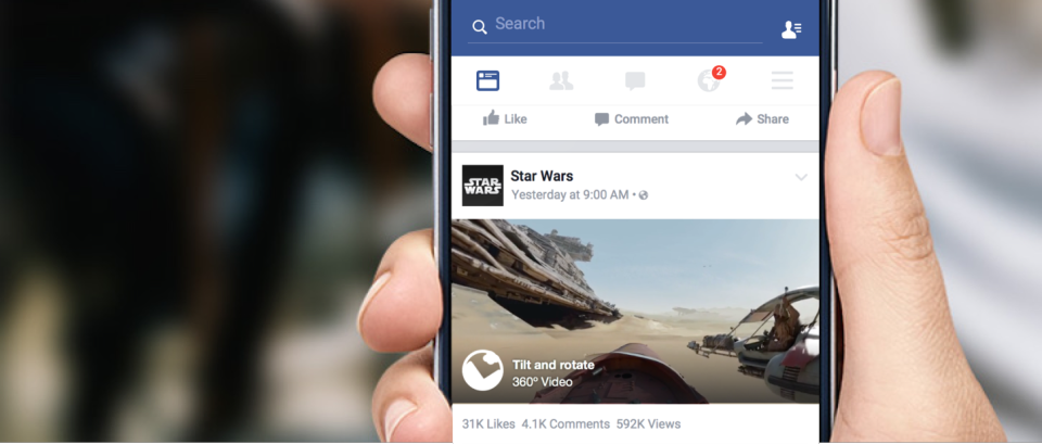 Facebook Bringing 360-Degree Video To iOS Newsfeeds