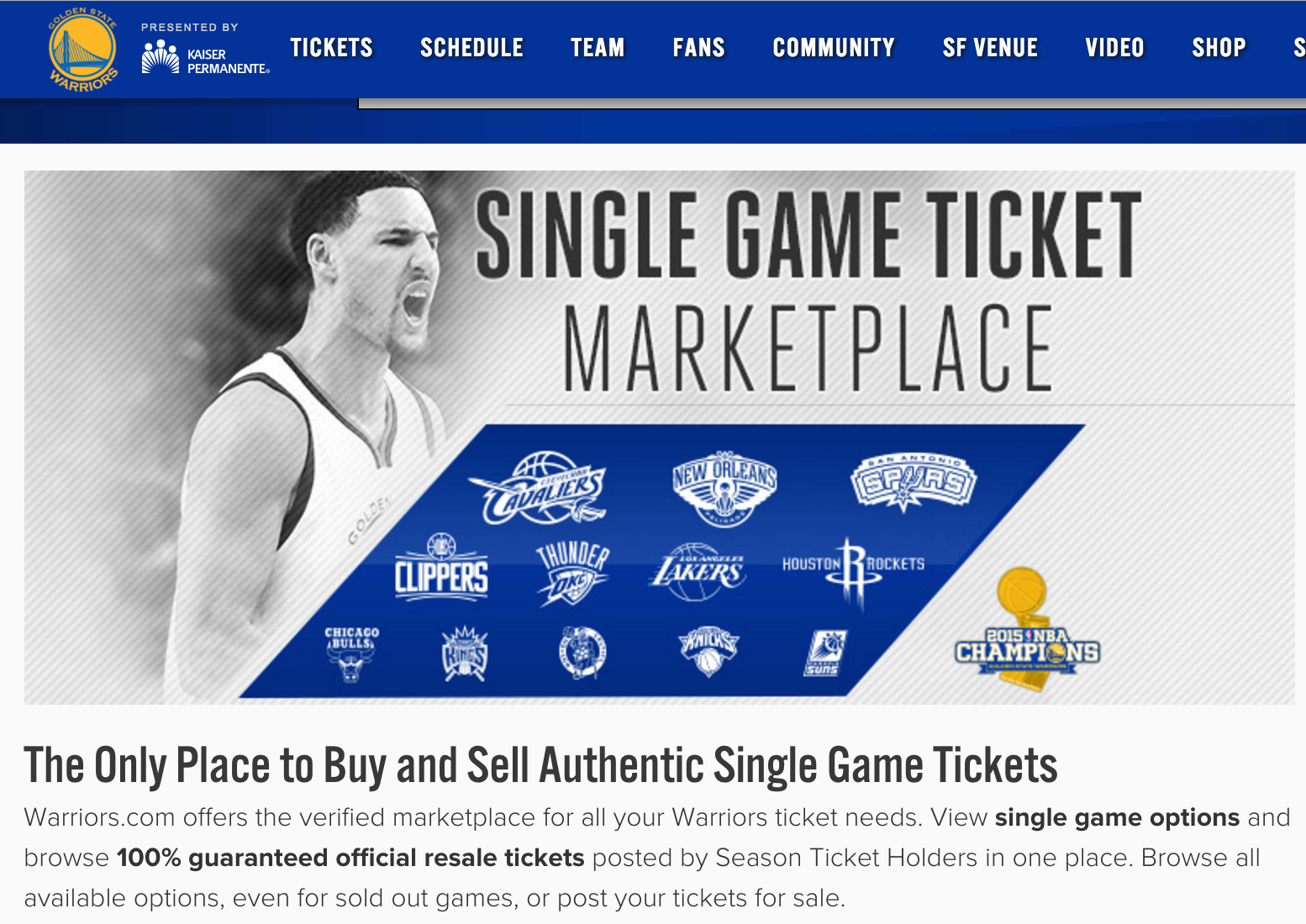 Court Throws Out StubHub’s Lawsuit Against Ticketmaster, Golden State Warriors