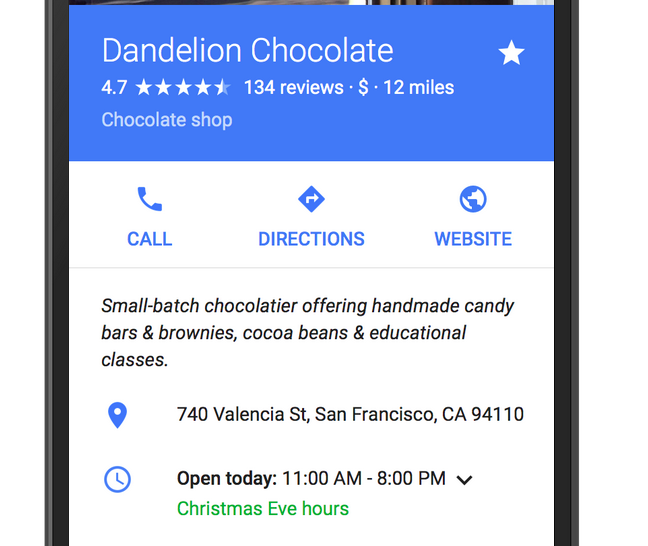 Google Maps & Search Results Now List Businesses’ Holiday Hours