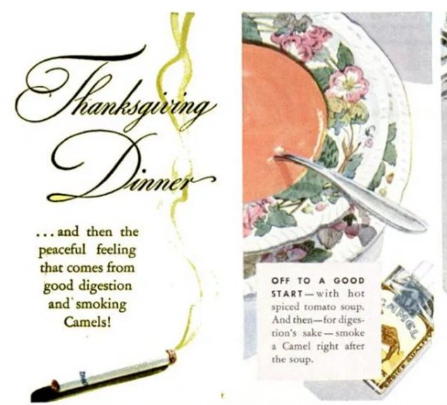Be Thankful That No One At Your Thanksgiving Is Lighting A Cigarette After Every Course