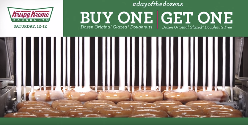 Can A Coupon Taste Good? Krispy Kreme Creates Barcode Of Glaze For Free Dozen Donut Coupon