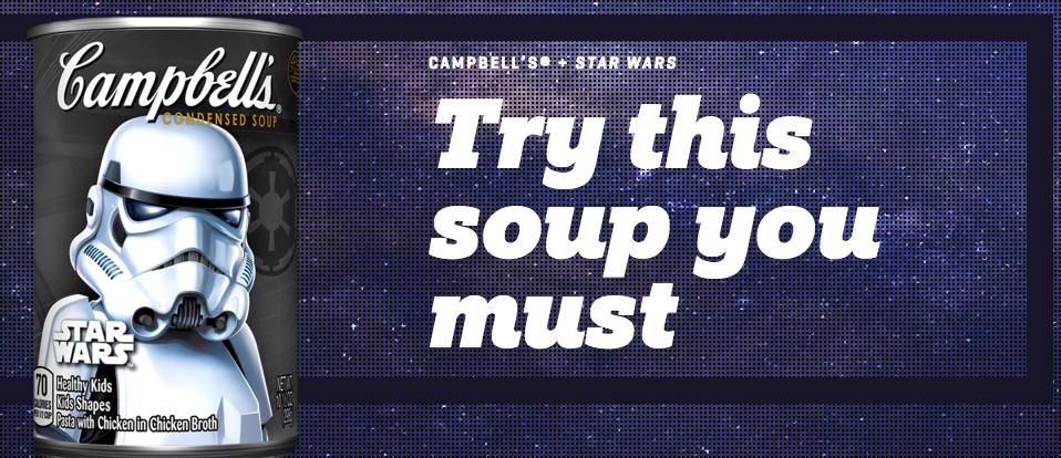Yes, Star Wars soup. Yes, really.