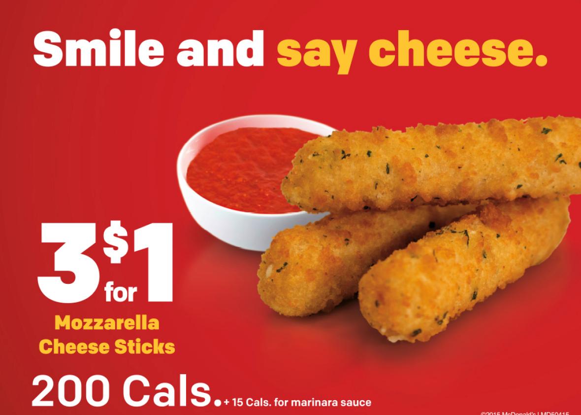 McDonald’s Customers Complaining Because Mozzarella Sticks Should Contain Cheese