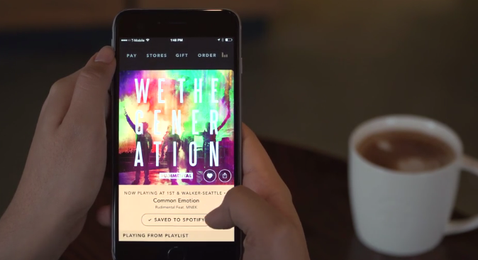 Starbucks, Spotify Team Up To Let Users Take The Sounds Of The Coffee Shop On The Go