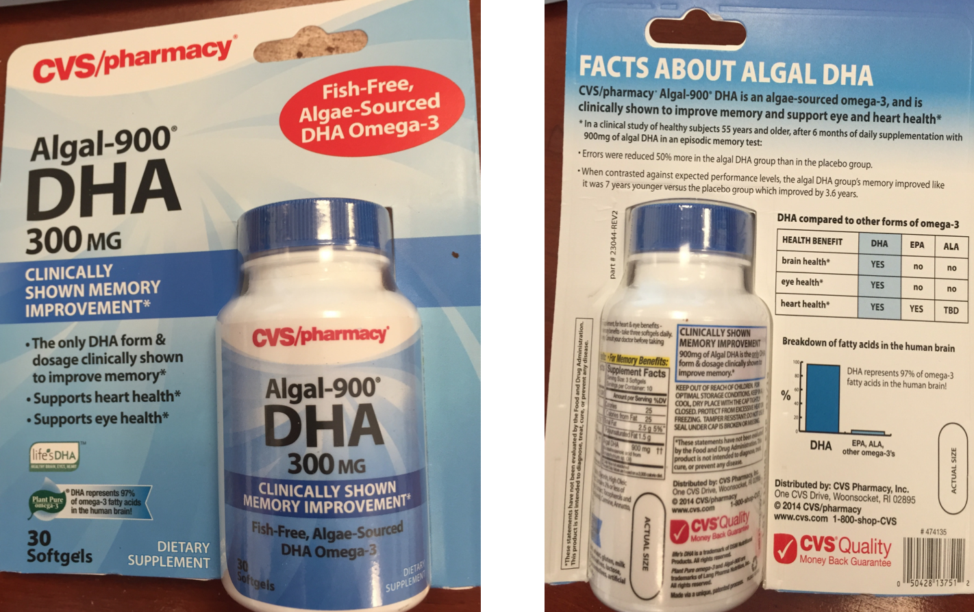 CVS Sued Over Claims Its Algae Supplement Improves Memory