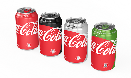 Coca-Cola Giving Its Bottles & Cans A Makeover With New “One-Brand” Design