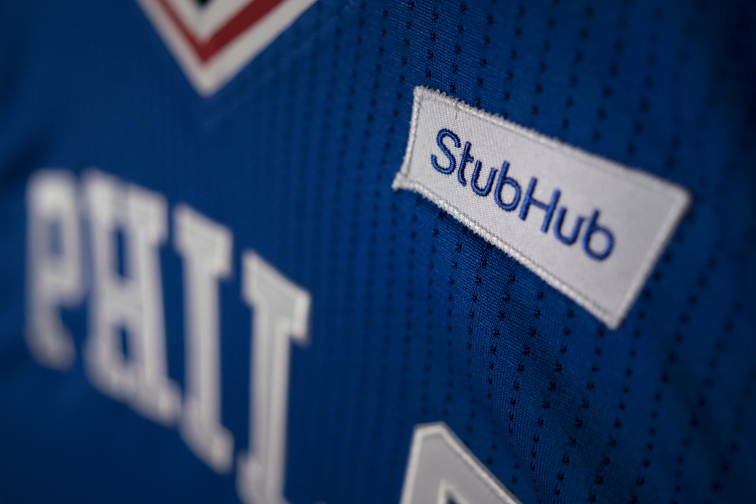 StubHub Becomes First NBA Jersey Advertiser, Thanks To 76ers