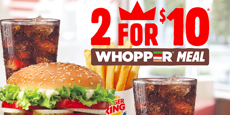 Burger King Has A New “2 For $10” Meal Deal, But Who’s It Actually For?