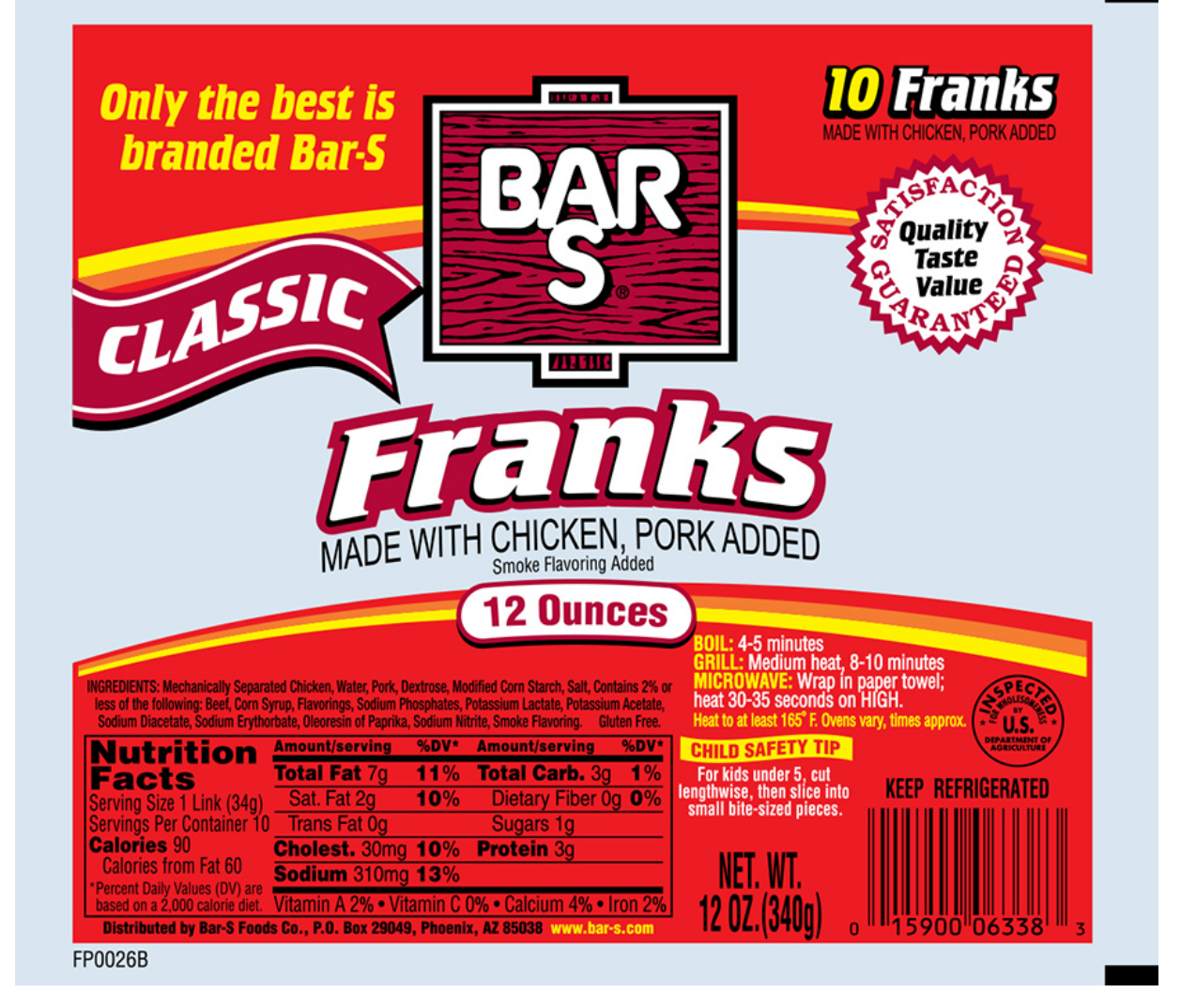 Bar-S Recalls 186 Tons Of Hot Dogs And Corn Dogs For Possible Listeria Contamination