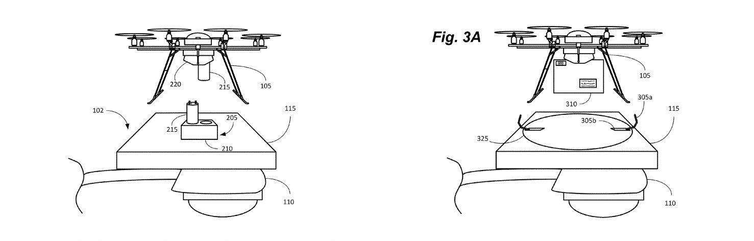 Amazon Patents Way To Turn Lampposts, Church Steeples Into Drone Perches