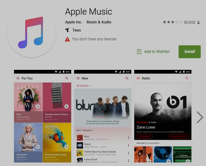 Apple Music’s Real Android App Is Ready