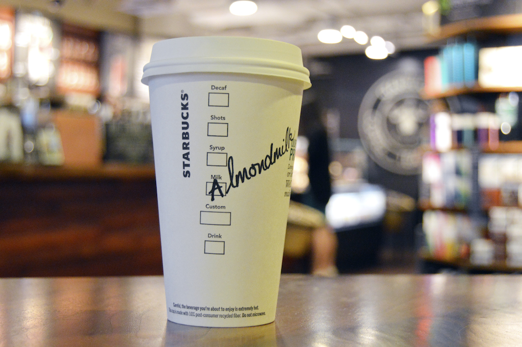 Starbucks Will Start Offering Almond Milk In U.S. Stores Next Month