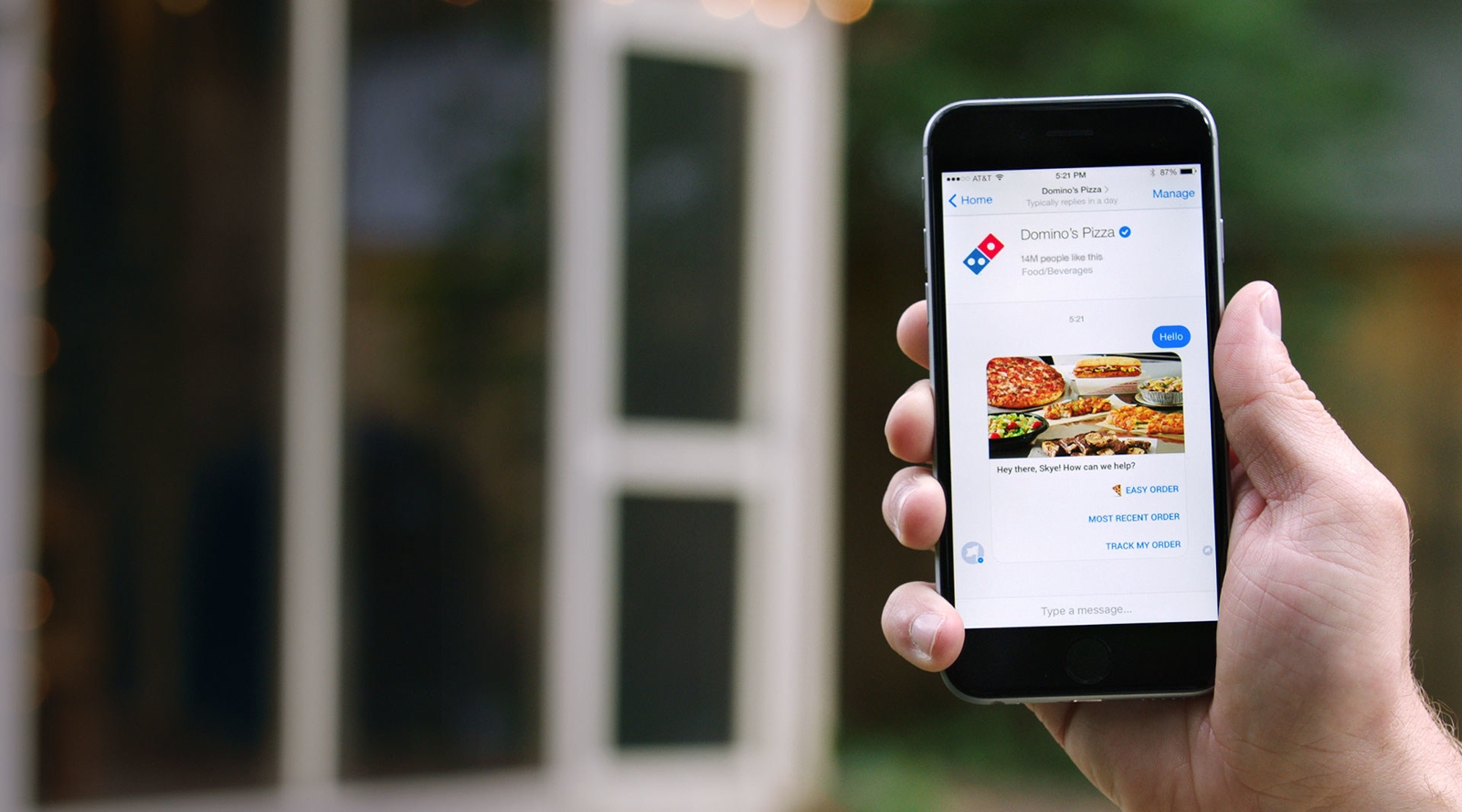 You Can Now Order Domino’s Pizza Through A Facebook Messenger Bot