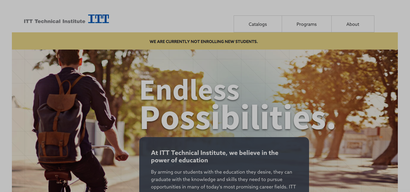 Dept. Of Education Offers Online Service For Students Stranded By ITT Shutdown