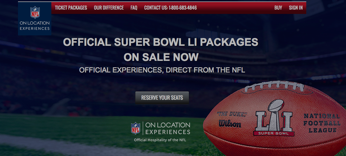 Football Fans Have Direct Access To Super Bowl Tickets For The First Time; Prices Start At $5,500