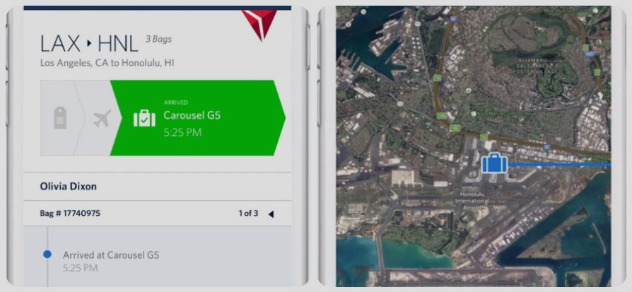 Delta App Update Allows Travelers To Track Their Checked Bags On A Map