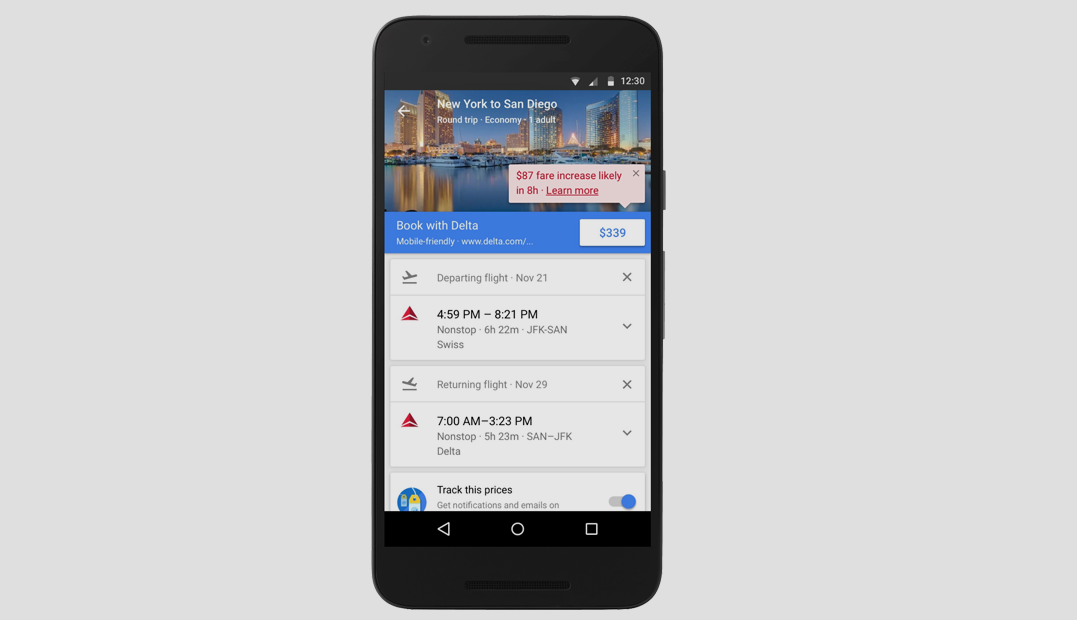 Google Flights Will Now Alert Users When Airfares Are About To Expire