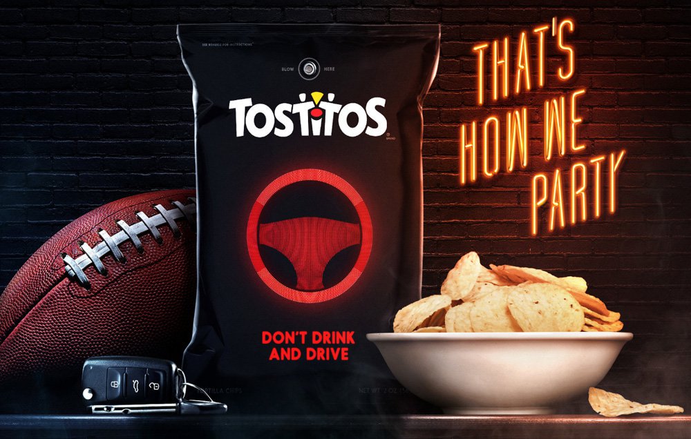 Tostitos ‘Party Safe’ Bags Will Detect If You’ve Been Drinking; Help You Call Uber