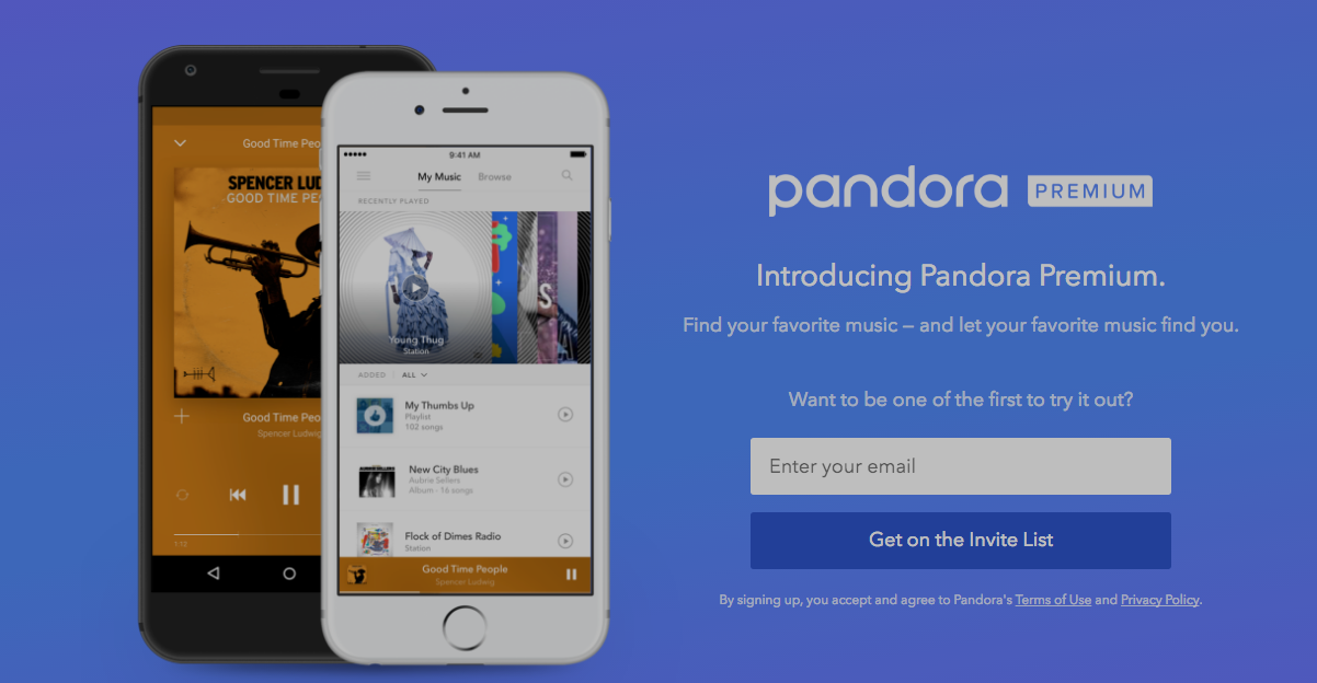 Pandora Launches $10/Month Premium Tier As Expected