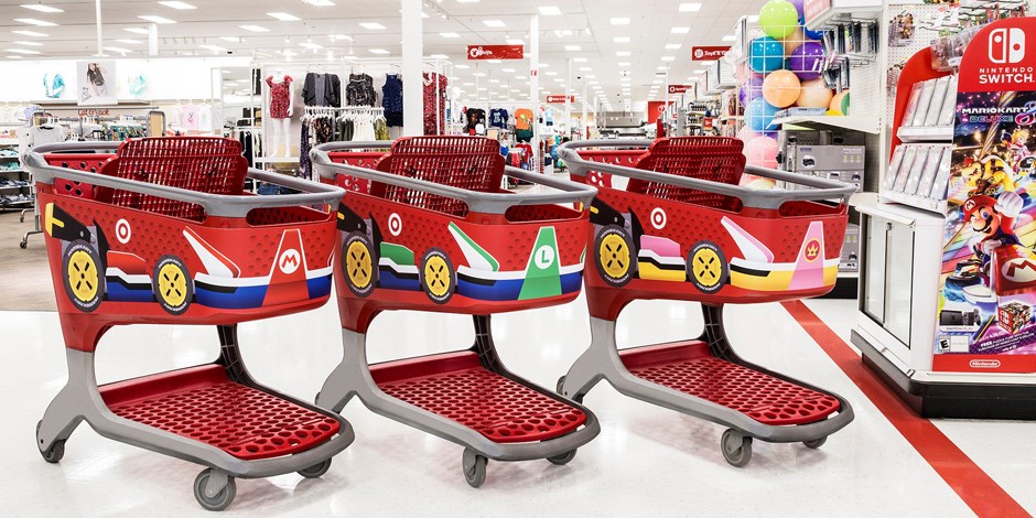 Target Encourages Store-Wide Mayhem With Mario Kart Shopping Carts