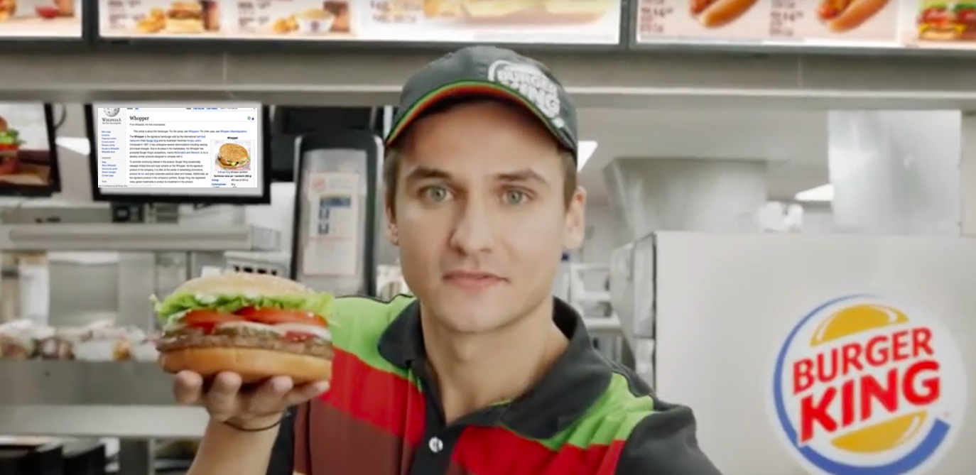 Wikipedia Editors Condemn Burger King For Edits Related To Google Home Stunt