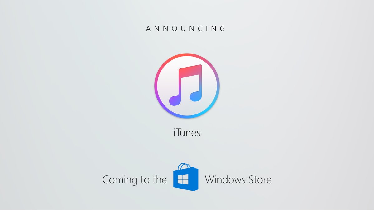 Apple Adding iTunes To Windows Store